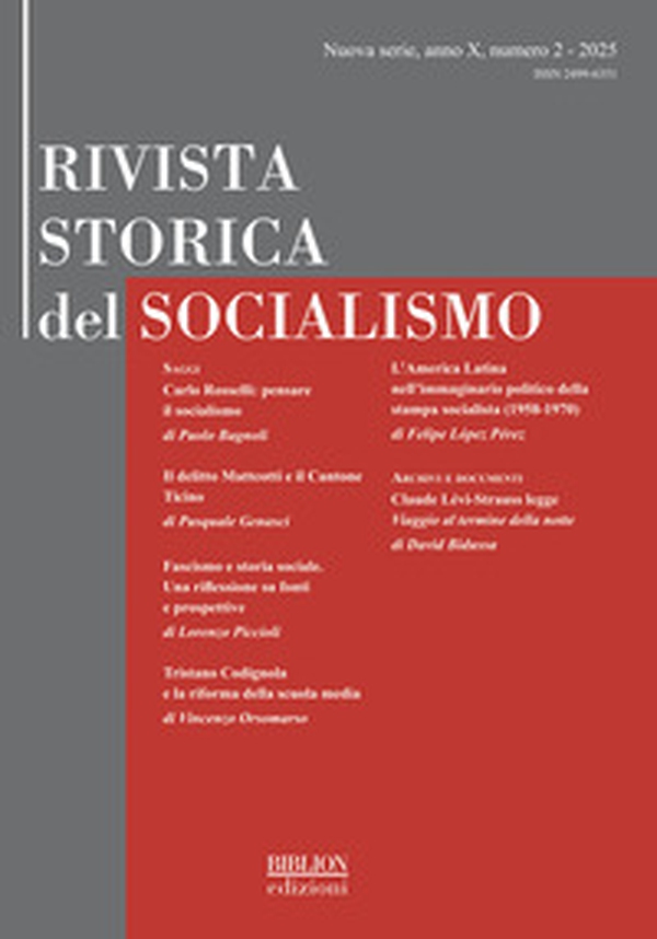 Rivista storica del socialismo - Vol. 2 - Librerie.coop