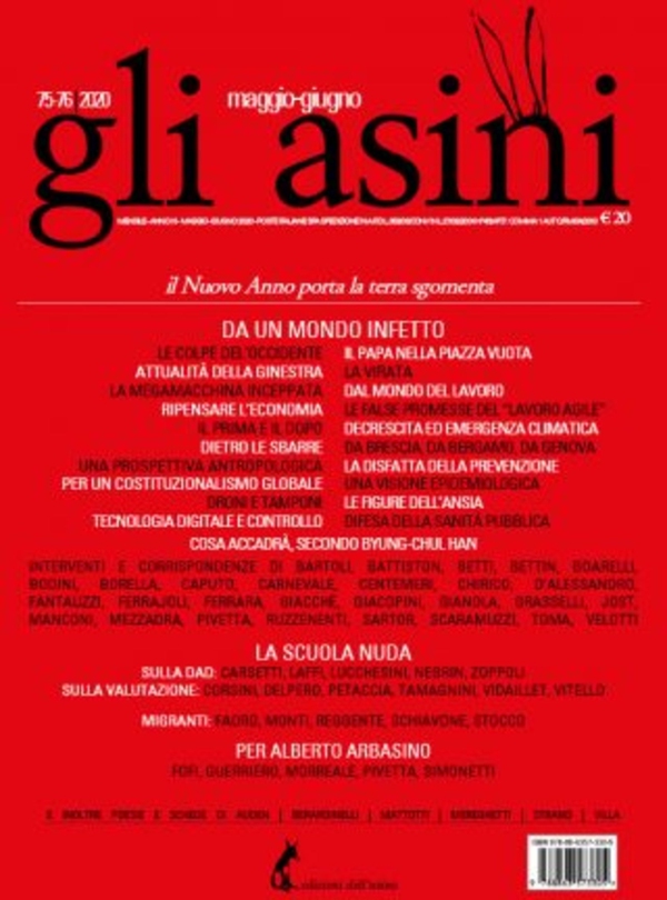 “Gli asini” n. 75-76, maggio-giugno 2020 - Librerie.coop “Gli asini” n. 75-76, maggio-giugno 2020 - Librerie.coop