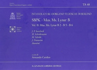 SBPK. Intavolature d'organo tedesche di Berlino. Mus. Ms. Lynar B. Ediz. italiana e inglese - Vol. 2 - Librerie.coop SBPK. Intavolature d'organo tedesche di Berlino. Mus. Ms. Lynar B. Ediz. italiana e inglese - Vol. 2 - Librerie.coop