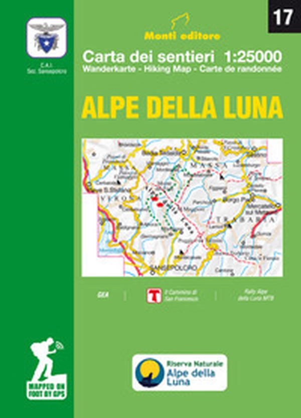 Alpe della Luna. Carta dei sentieri 1:25000 - Librerie.coop Alpe della Luna. Carta dei sentieri 1:25000 - Librerie.coop