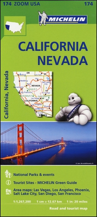 California-Nevada 1:1.267.200. Ediz. inglese - Librerie.coop