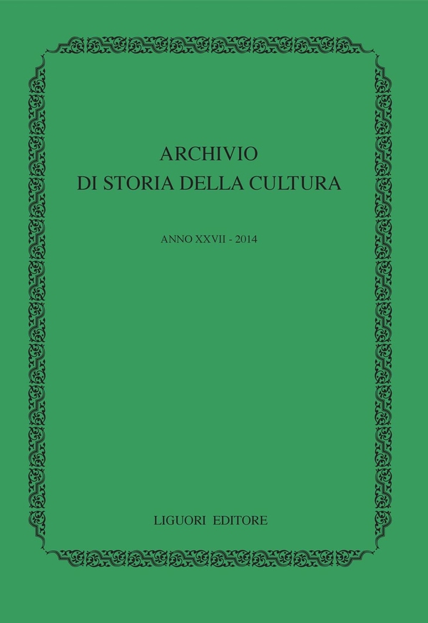 Archivio di storia della cultura - Librerie.coop Archivio di storia della cultura - Librerie.coop