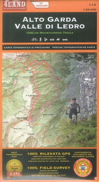 Alto Garda. Valle di Ledro. 1500 km mountainbike trails 1:25.000. Ediz. italiana, inglese e tedesca - Librerie.coop
