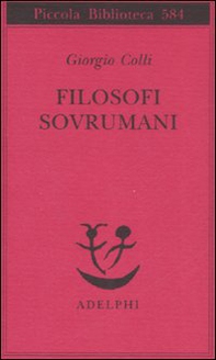 Filosofi sovrumani - Librerie.coop