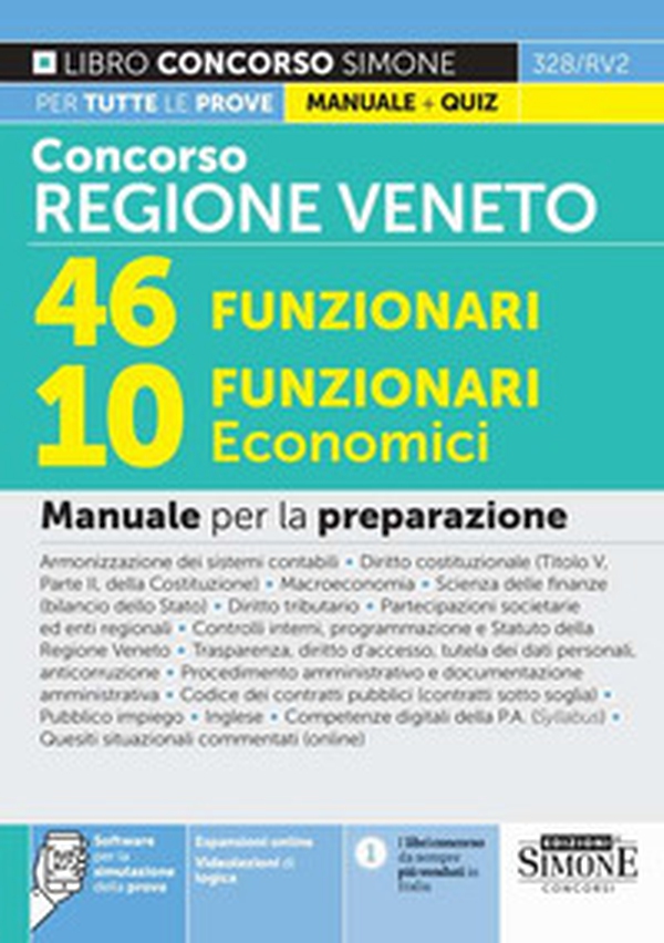 Concorso regione Veneto. 46 funzionari, 10 funzionari economici. Manuale per la preparazione - Librerie.coop Concorso regione Veneto. 46 funzionari, 10 funzionari economici. Manuale per la preparazione - Librerie.coop