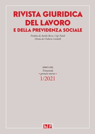 Rivista giuridica del lavoro e della previdenza sociale - Vol. 1 - Librerie.coop