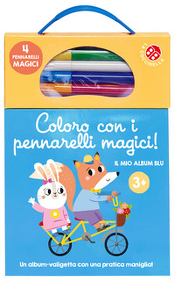 Coloro con i pennarelli magici 3+. Il mio album blu - Librerie.coop