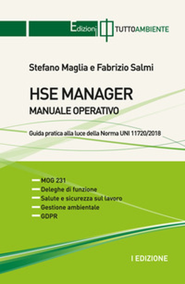 HSE manager. Manuale operativo - Librerie.coop HSE manager. Manuale operativo - Librerie.coop
