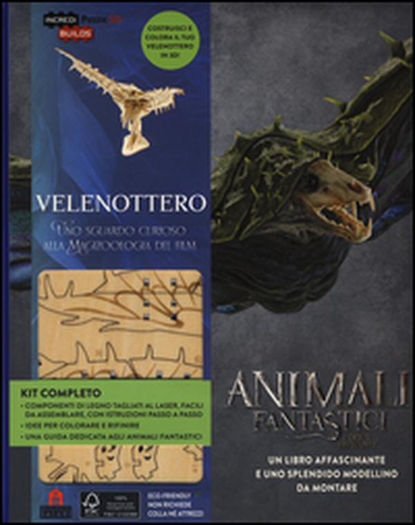 Velenottero. Animali fantastici e dove trovarli. Uno sguardo curioso alla magizoologia del film. Incredibuilds puzzle 3D da J. K. Rowling - Librerie.coop Velenottero. Animali fantastici e dove trovarli. Uno sguardo curioso alla magizoologia del film. Incredibuilds puzzle 3D da J. K. Rowling - Librerie.coop