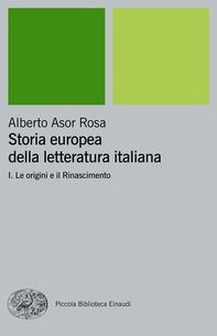 Storia europea della letteratura italiana I - Librerie.coop Storia europea della letteratura italiana I - Librerie.coop