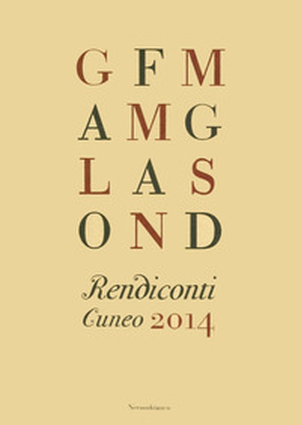 Rendiconti. Cuneo 2014 - Librerie.coop Rendiconti. Cuneo 2014 - Librerie.coop