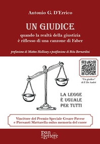 Un giudice. Quando la realtà della giustizia è riflesso di una canzone di Faber - Librerie.coop