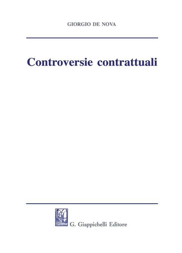 Controversie contrattuali - e-Book - Librerie.coop Controversie contrattuali - e-Book - Librerie.coop