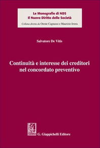 Continuità e interesse dei creditori nel concordato preventivo - Librerie.coop