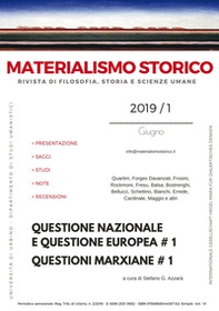 Materialismo storico. Rivista di filosofia, storia e scienze umane - Librerie.coop