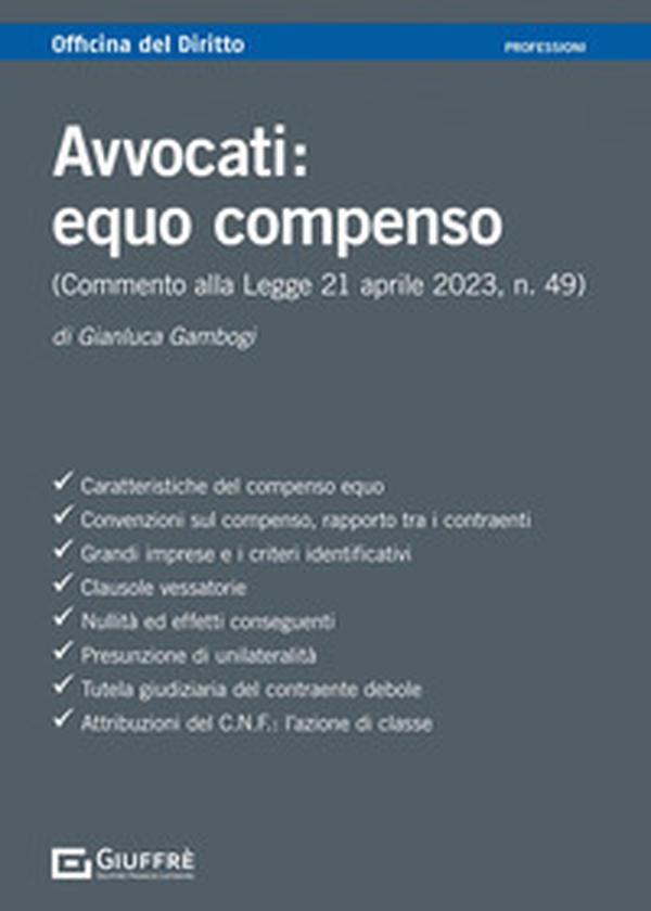 Avvocati: equo compenso - Librerie.coop Avvocati: equo compenso - Librerie.coop