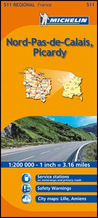 Nord-Pas-de-Calais, Picardy 1:200.000 - Librerie.coop