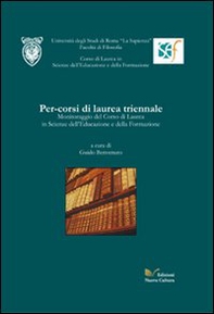 Per-corsi di laurea triennale. Monitoraggio del Corso di Laurea in Scienze dell'Educazione e della Formazione - Librerie.coop