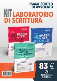 Laboratorio di Scrittura Esame Avvocato 2020 kit: 40 pareri e atti. Civile-40 pareri e atti. Penale-La redazione dell'atto. Guida e tecniche. Civile-Penale-Amministrativo - Librerie.coop Laboratorio di Scrittura Esame Avvocato 2020 kit: 40 pareri e atti. Civile-40 pareri e atti. Penale-La redazione dell'atto. Guida e tecniche. Civile-Penale-Amministrativo - Librerie.coop