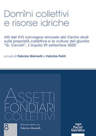 Domini collettivi e risorse idriche. Reclami, segnalazioni e sanzioni autore. Atti del XVI convegno annuale del Centro studi sulle proprietà collettive e sulla cultura del giurista «G. Cervati» (L'Aquila 29 settembre 2020) - Librerie.coop