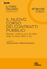 Il nuovo corso dei contratti pubblici - Librerie.coop