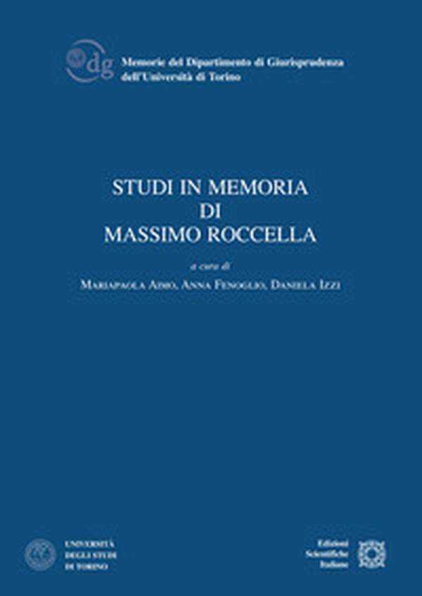 Studi in memoria di Massimo Roccella - Librerie.coop Studi in memoria di Massimo Roccella - Librerie.coop