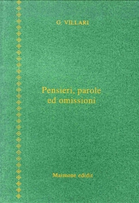 Pensieri, parole ed omissioni - Librerie.coop