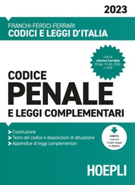 Codice penale e leggi complementari 2023 - Librerie.coop Codice penale e leggi complementari 2023 - Librerie.coop