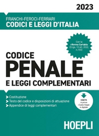 Codice penale e leggi complementari 2023 - Librerie.coop