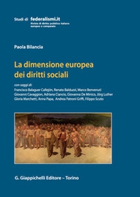 La dimensione europea dei diritti sociali - Librerie.coop