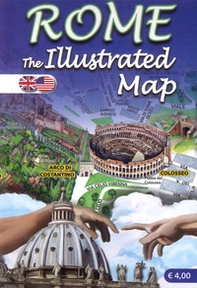 Mappa di Roma illustrata. Ediz. inglese - Librerie.coop