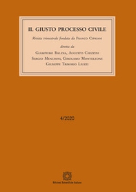 Il giusto processo civile - Vol. 4 - Librerie.coop