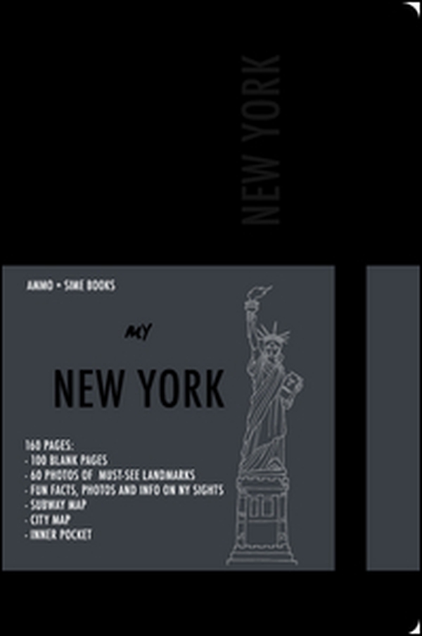 New York visula notebook. Black night - Librerie.coop New York visula notebook. Black night - Librerie.coop