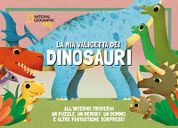 La mia valigetta dei dinosauri. Con un puzzle, un memory, un domino e altre fantastiche sorprese - Librerie.coop La mia valigetta dei dinosauri. Con un puzzle, un memory, un domino e altre fantastiche sorprese - Librerie.coop