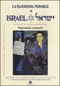 La rassegna mensile di Israel (2012) Settembre-dicembre 2012 - Vol. 3 - Librerie.coop