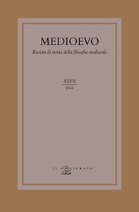 Medioevo. Rivista di storia della filosofia medievale - Vol. 47 - Librerie.coop Medioevo. Rivista di storia della filosofia medievale - Vol. 47 - Librerie.coop