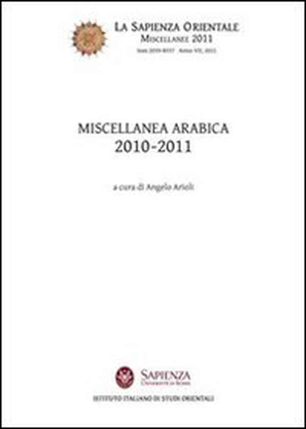 Miscellanea arabica 2010-2011 - Librerie.coop Miscellanea arabica 2010-2011 - Librerie.coop