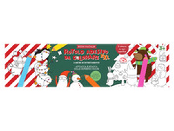 Rotolo adesivo da colorare XXL. Buon Natale! - Librerie.coop Rotolo adesivo da colorare XXL. Buon Natale! - Librerie.coop