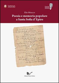 Poesia e memoria popolare a Santa Sofia d'Epiro - Librerie.coop