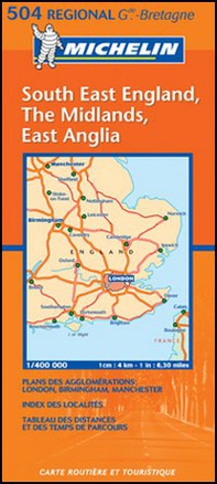South England, The Midlands, East Anglia 1:400.000 - Librerie.coop
