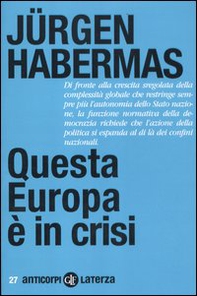 Questa Europa è in crisi - Librerie.coop