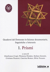 Quaderni del dottorato in scienze documentarie, linguistiche e letterarie - Vol. 1 - Librerie.coop