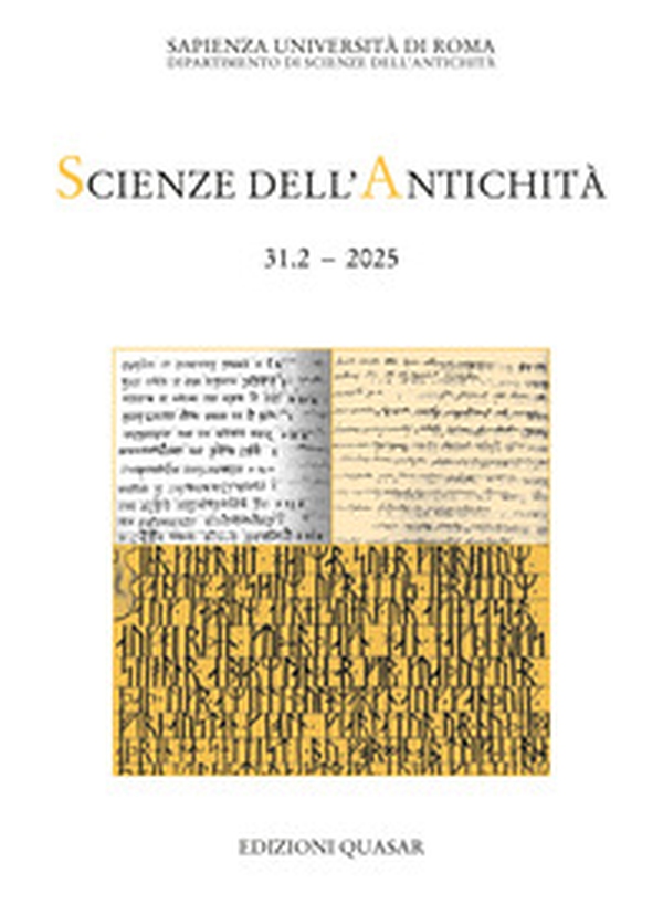 Scienze dell'antichità. Storia, archeologia, antropologia - Vol. 31.2 - Librerie.coop
