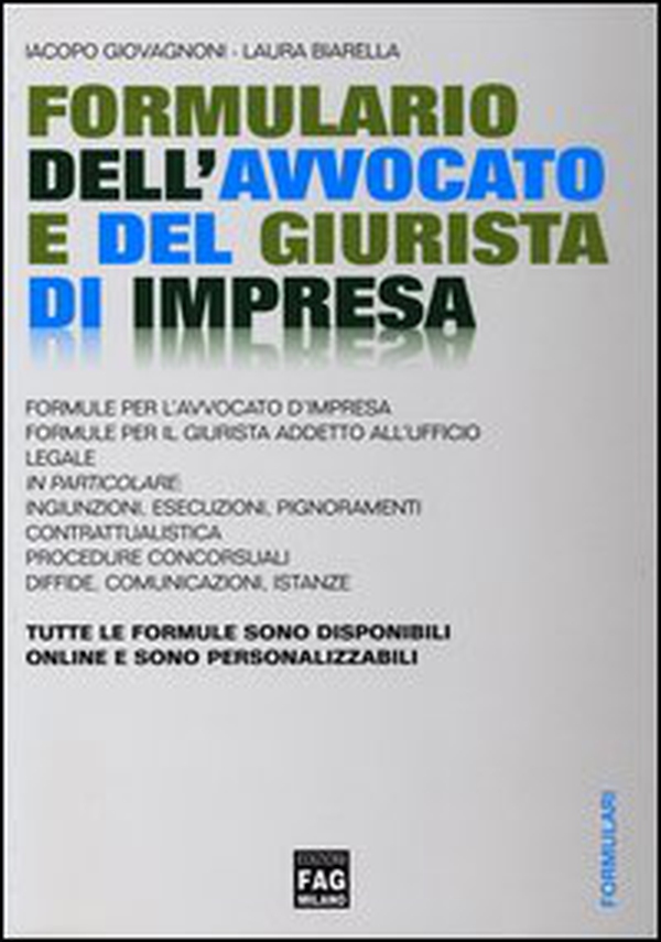 Formulario dell'avvocato e del giurista di impresa - Librerie.coop Formulario dell'avvocato e del giurista di impresa - Librerie.coop