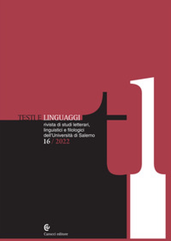 Testi e linguaggi - Vol. 16 - Librerie.coop Testi e linguaggi - Vol. 16 - Librerie.coop