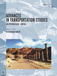 Advances in transportation studies. An international journal - Librerie.coop