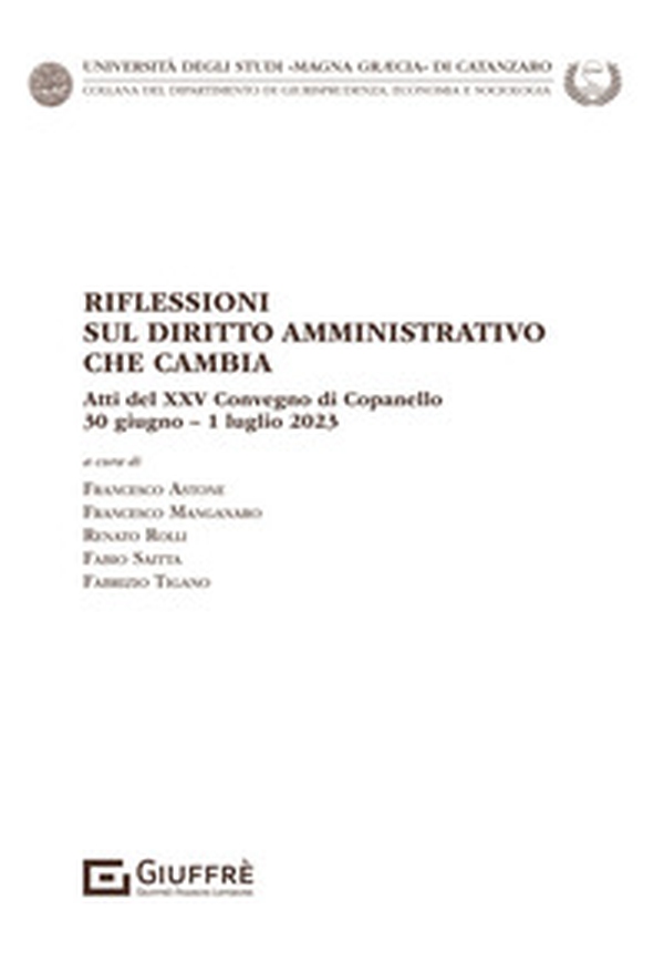 Riflessioni sul diritto amministrativo che cambia - Librerie.coop Riflessioni sul diritto amministrativo che cambia - Librerie.coop