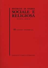 Ricerche di storia sociale e religiosa - Vol. 88 - Librerie.coop