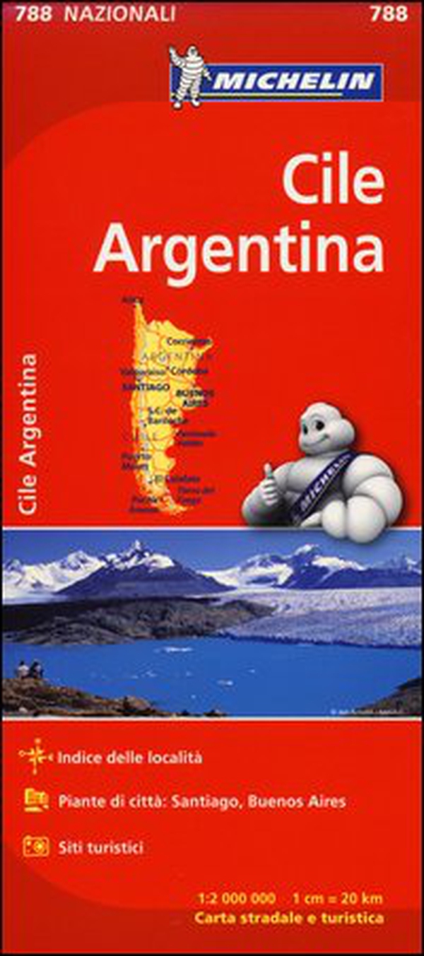 Cile, Argentina 1:2.000.000 - Librerie.coop Cile, Argentina 1:2.000.000 - Librerie.coop