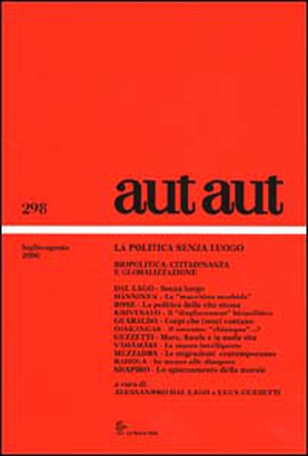 Aut aut (298) - Librerie.coop Aut aut (298) - Librerie.coop